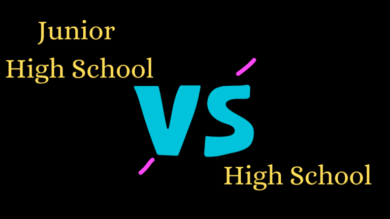 what is the difference between junior high and high school?