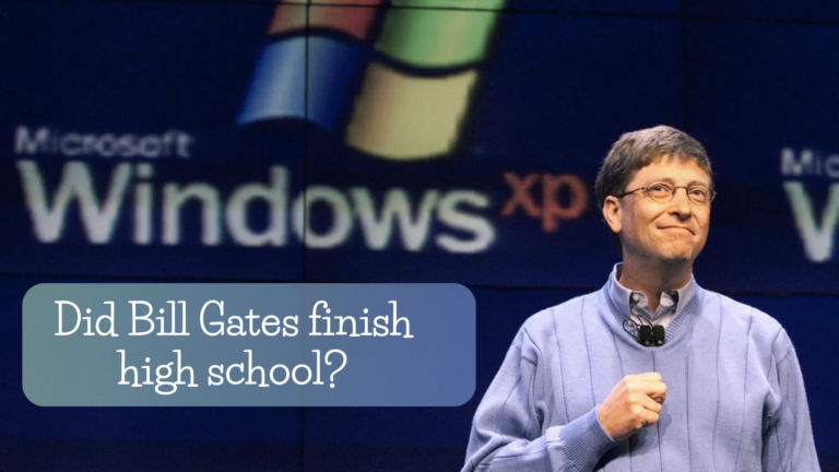 Did Bill Gates finish high school?